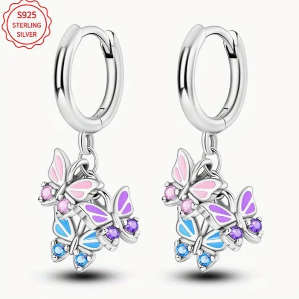 925 Sterling Silver Earings for Women and Young Girls